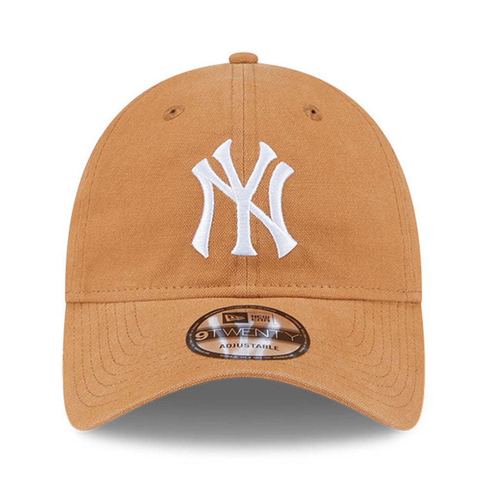 new era new york yankees vintage canvas light bronze 9twenty adjustable cap opposite