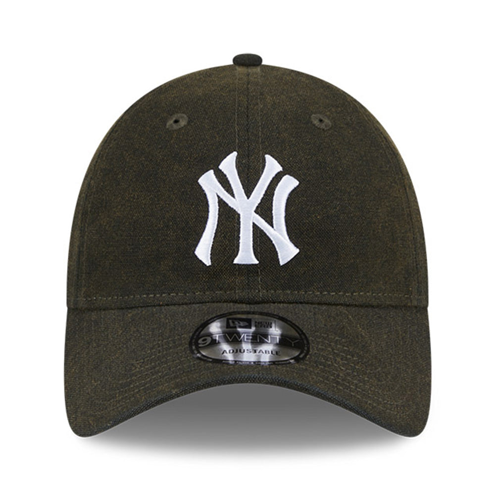 new era new york yankees vintage canvas black 9twenty adjustable cap opposite