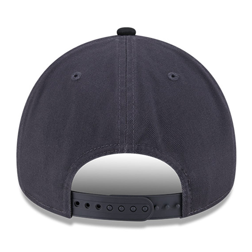new york yankees two shade wash graphite 9forty a frame adjustable cap back angle