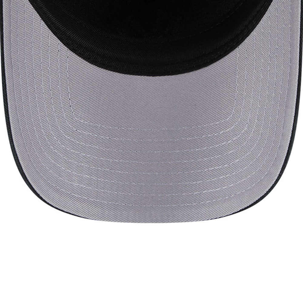 new york yankees two shade wash graphite 9forty a frame adjustable cap detail and color