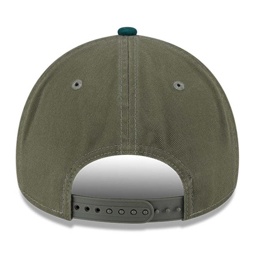 new york yankees two shade wash green 9forty a frame adjustable cap back angle
