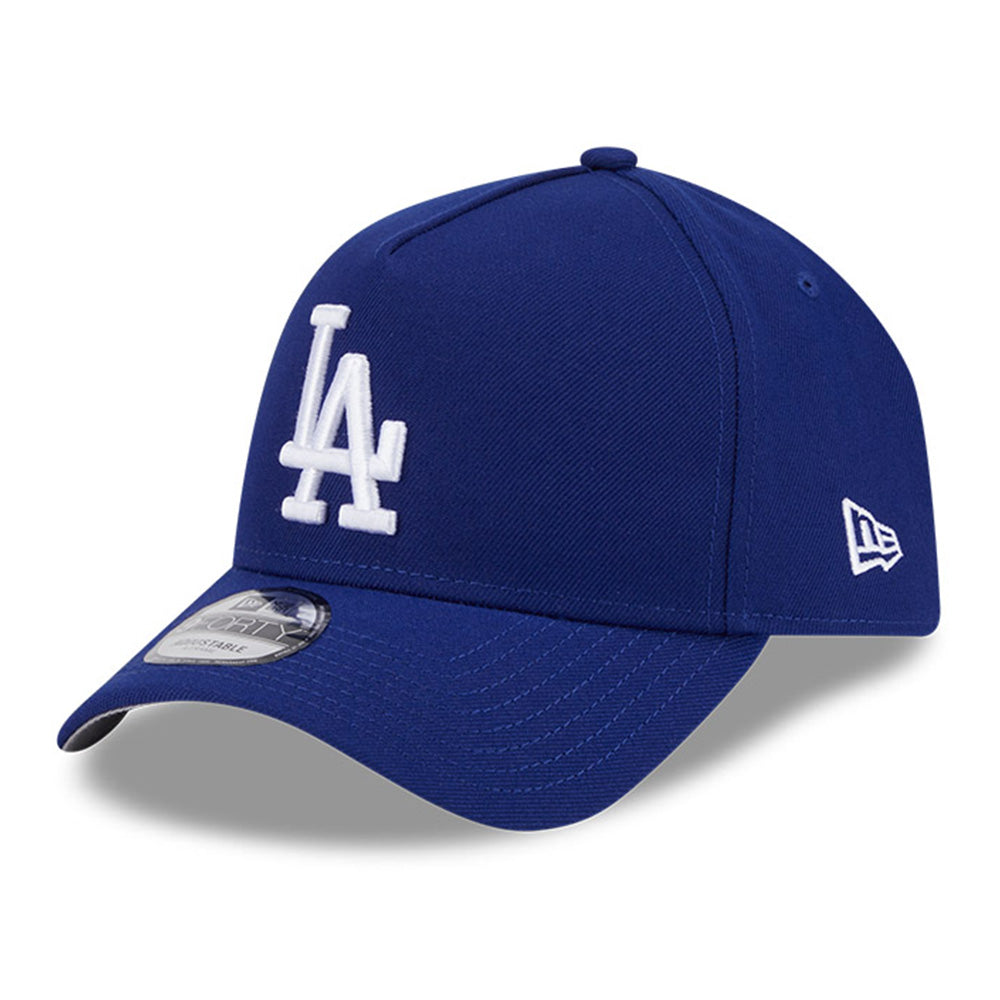 los angeles dodgers local dishes dark royal 9forty a frame adjustable cap side
