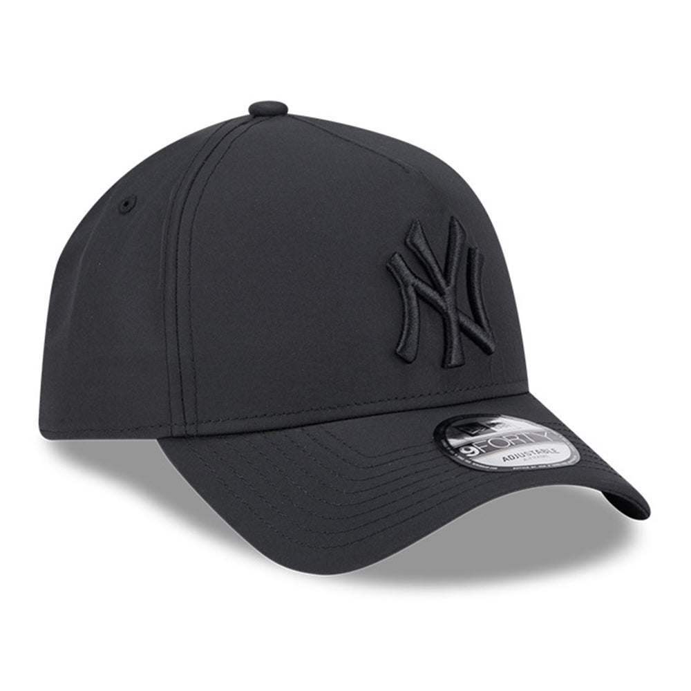 new era new york yankees q325 dwr pro light black 9forty a frame adjustable cap logo and print