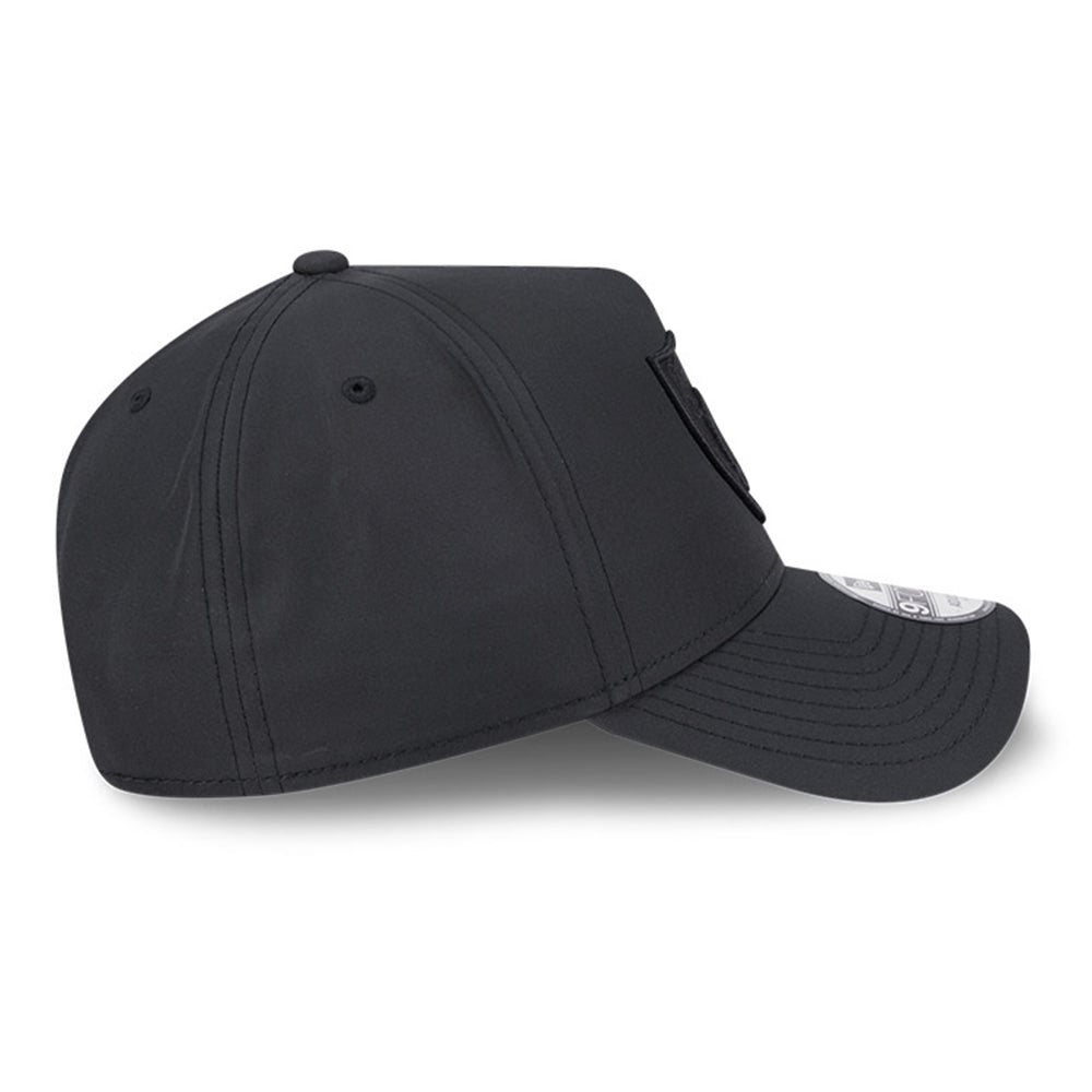new era las vegas raiders q325 dwr pro light black 9forty a frame adjustable cap side