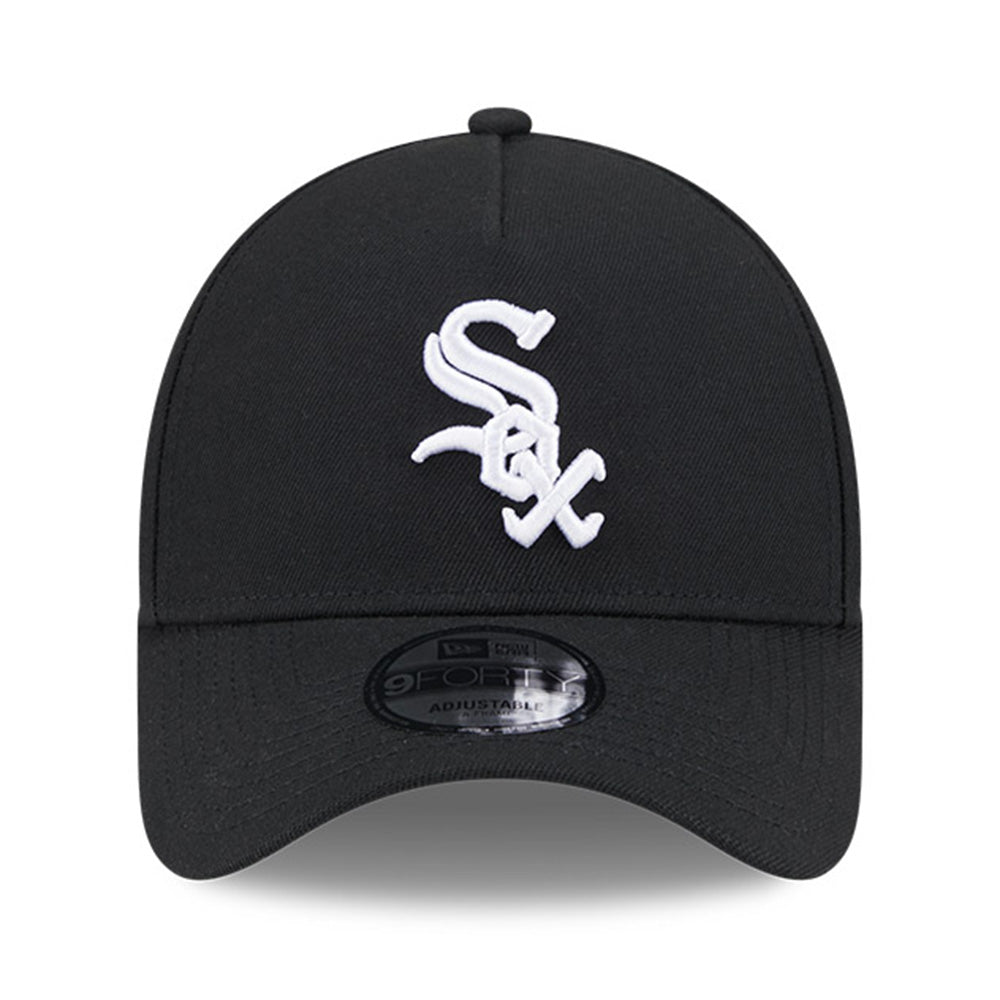 chicago white sox local dishes black 9forty a frame adjustable cap logo and print