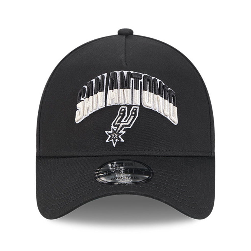 new era san antonio spurs nba arch black 9forty a frame adjustable cap opposite