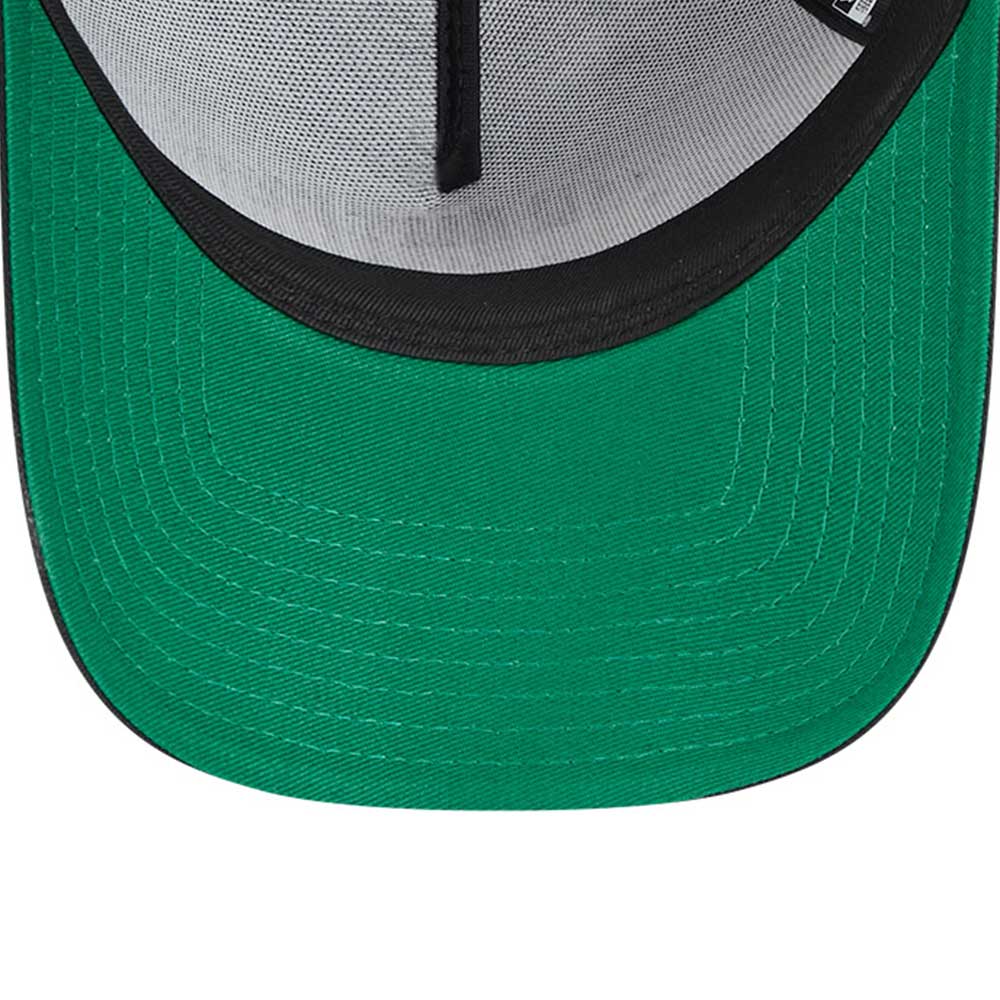 new era san antonio spurs nba arch black 9forty a frame adjustable cap detail and color