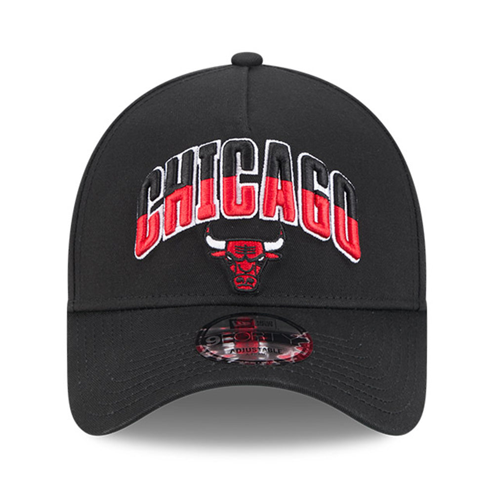 new era chicago bulls nba arch black 9forty a frame adjustable cap opposite