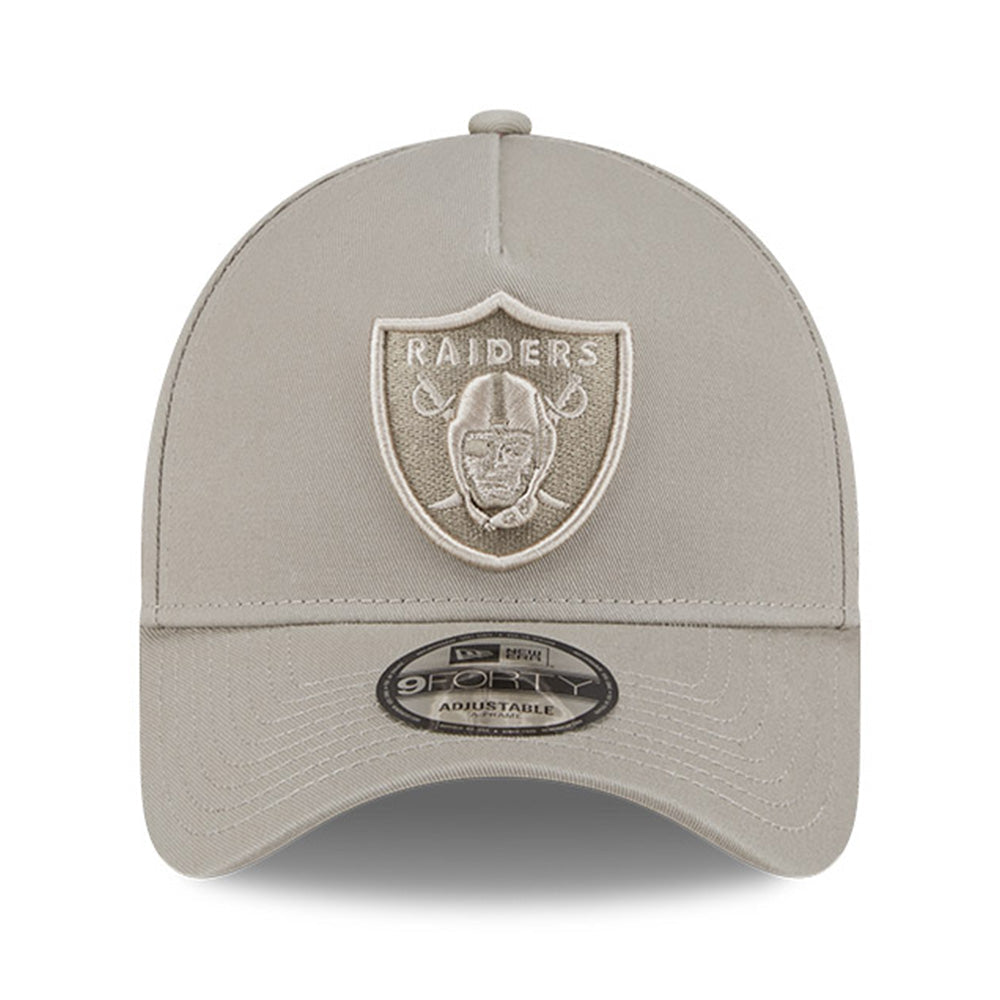 new era las vegas raiders pebble stone 9forty a frame adjustable cap opposite side or other angle view