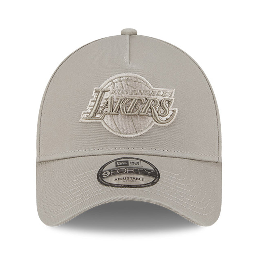 new era los angeles lakers pebble stone 9forty a frame adjustable cap opposite side or other angle view