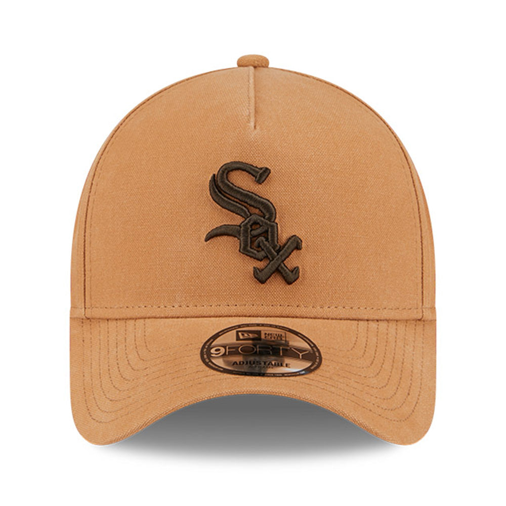 new era chicago white sox washed canvas bronze 9forty a frame adjustable cap opposite