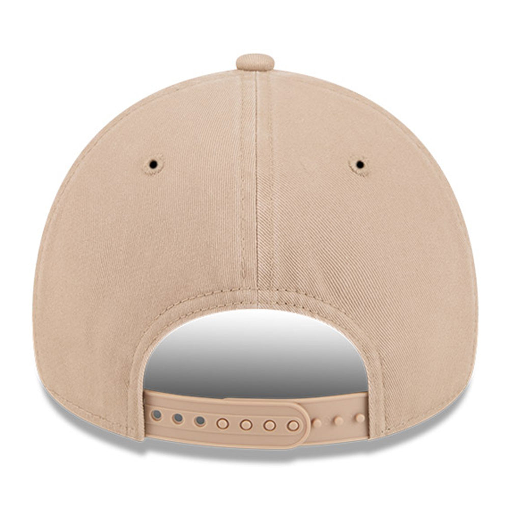 new era los angeles dodgers visor distress camel 9forty a frame adjustable cap angle