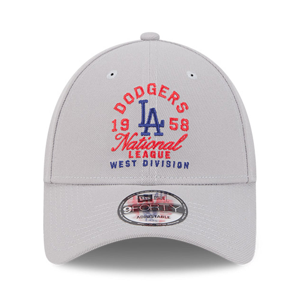 new era los angeles dodgers arch stone 9forty adjustable cap opposite side or other angle view