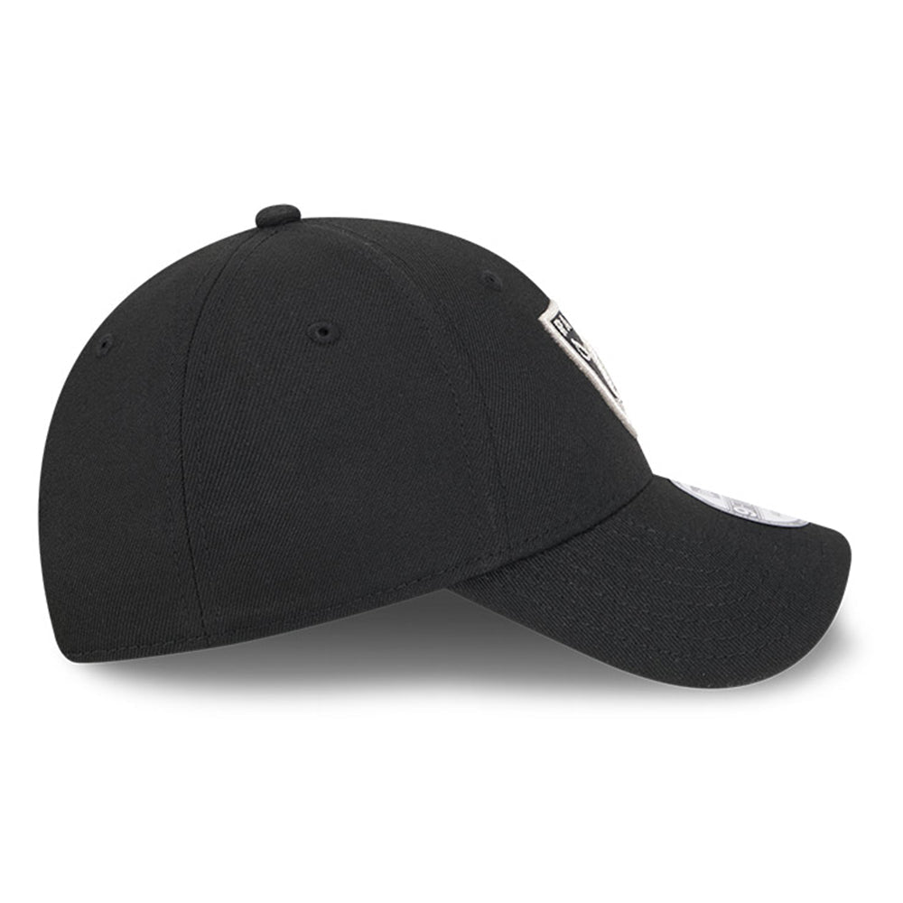 las vegas raiders black metallic q325 9forty snapback cap other side