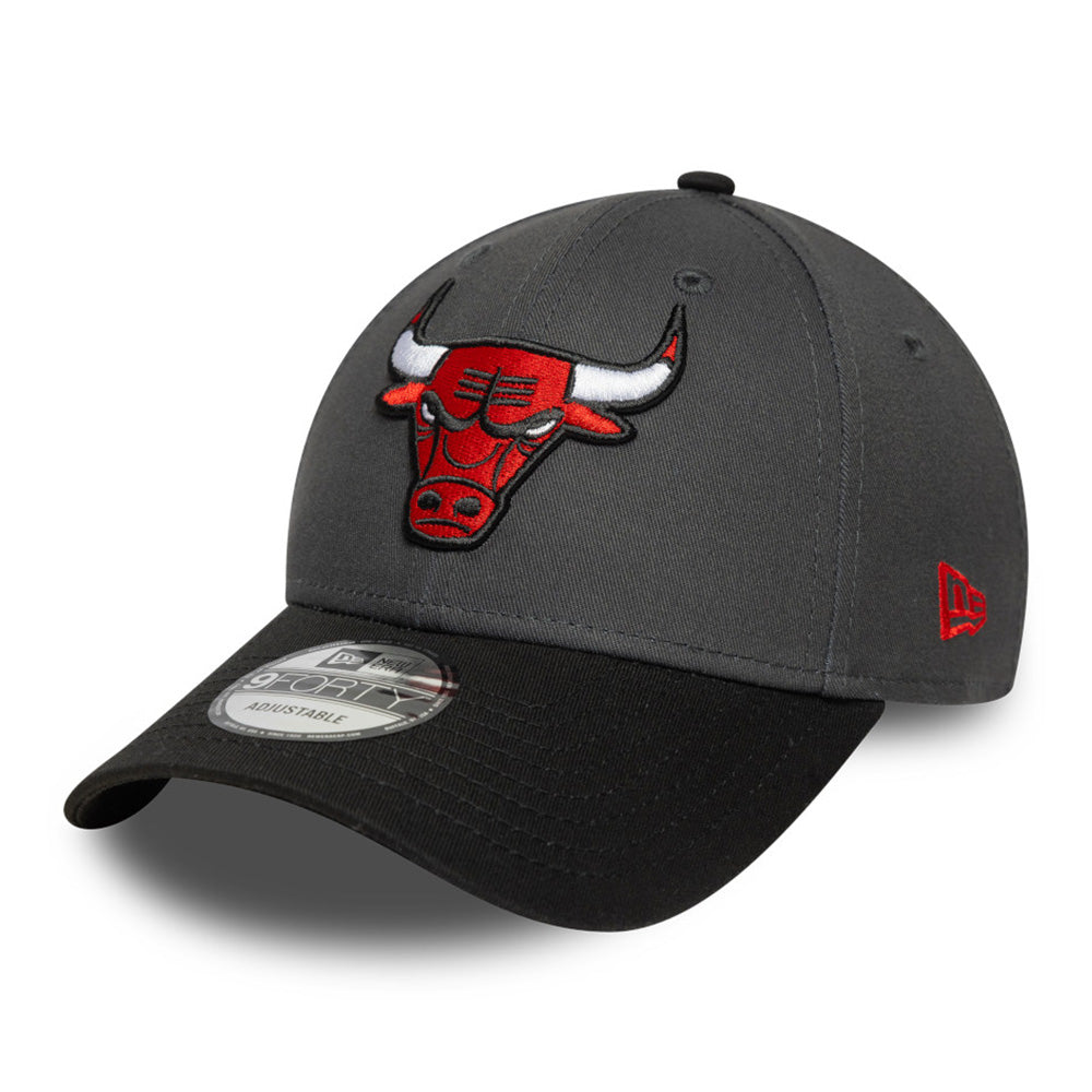 chicago bulls side patch steel clouds 9forty adjustable cap logo and print