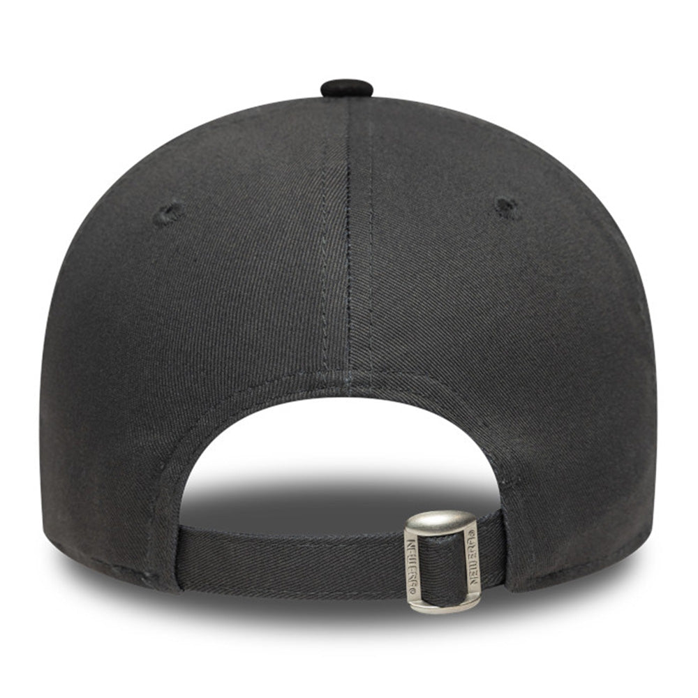 chicago bulls side patch steel clouds 9forty adjustable cap back angle