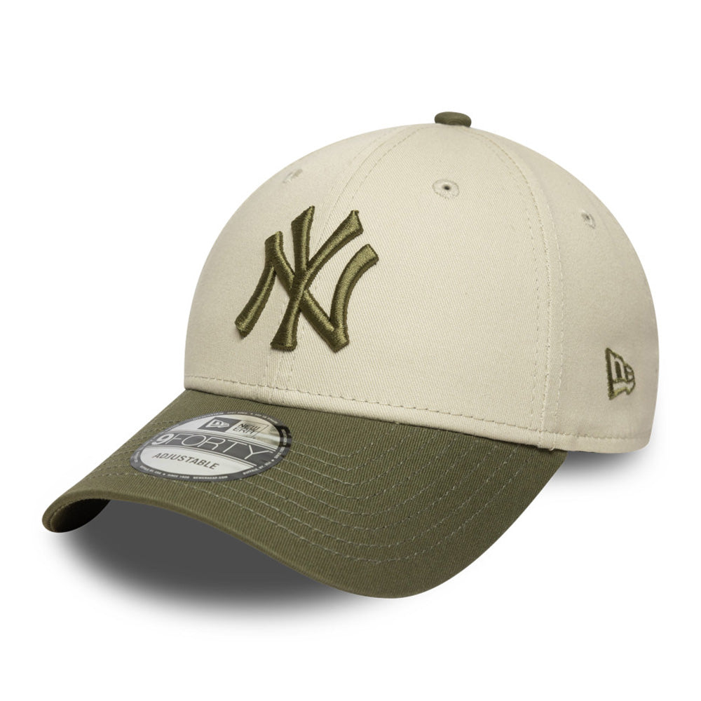 new york yankees side patch stone 9forty adjustable cap logo and print
