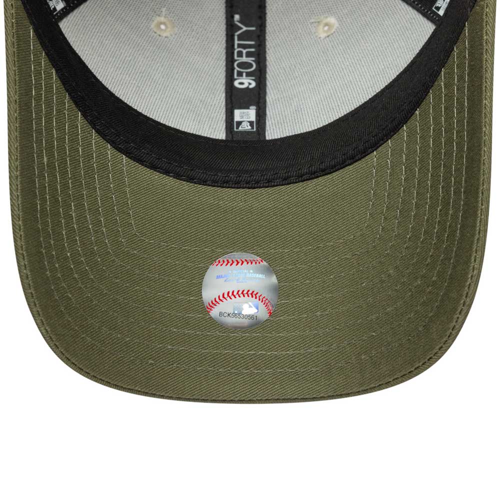 new york yankees side patch stone 9forty adjustable cap back angle