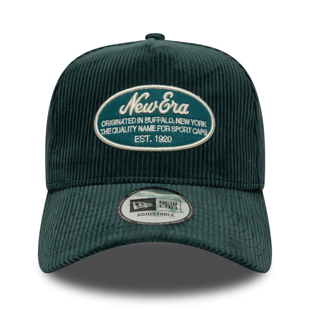 script patch cord deep turquoise 9forty e frame snapback cap logo and print