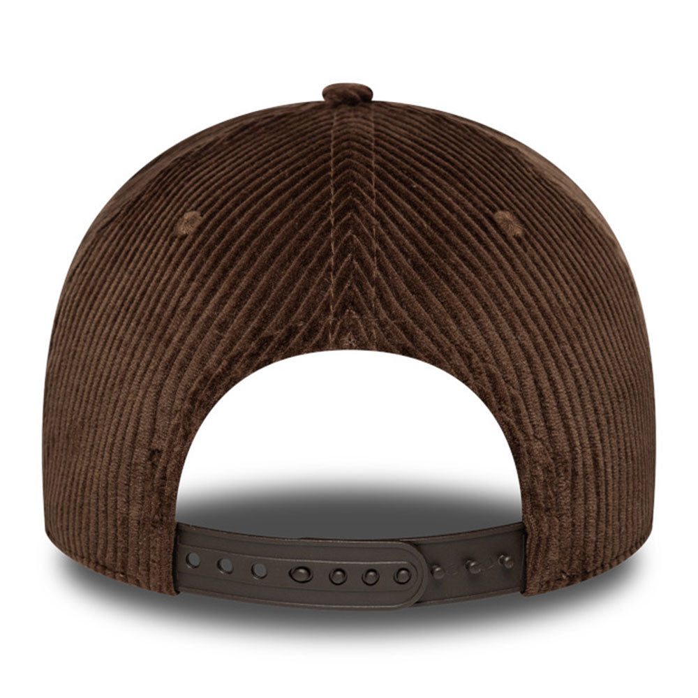 script patch cord brown suede 9forty e frame snapback cap back angle
