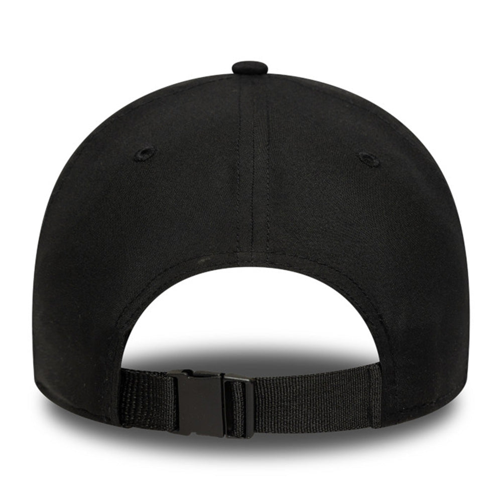chicago bulls tonal pin black 9forty adjustable cap back angle