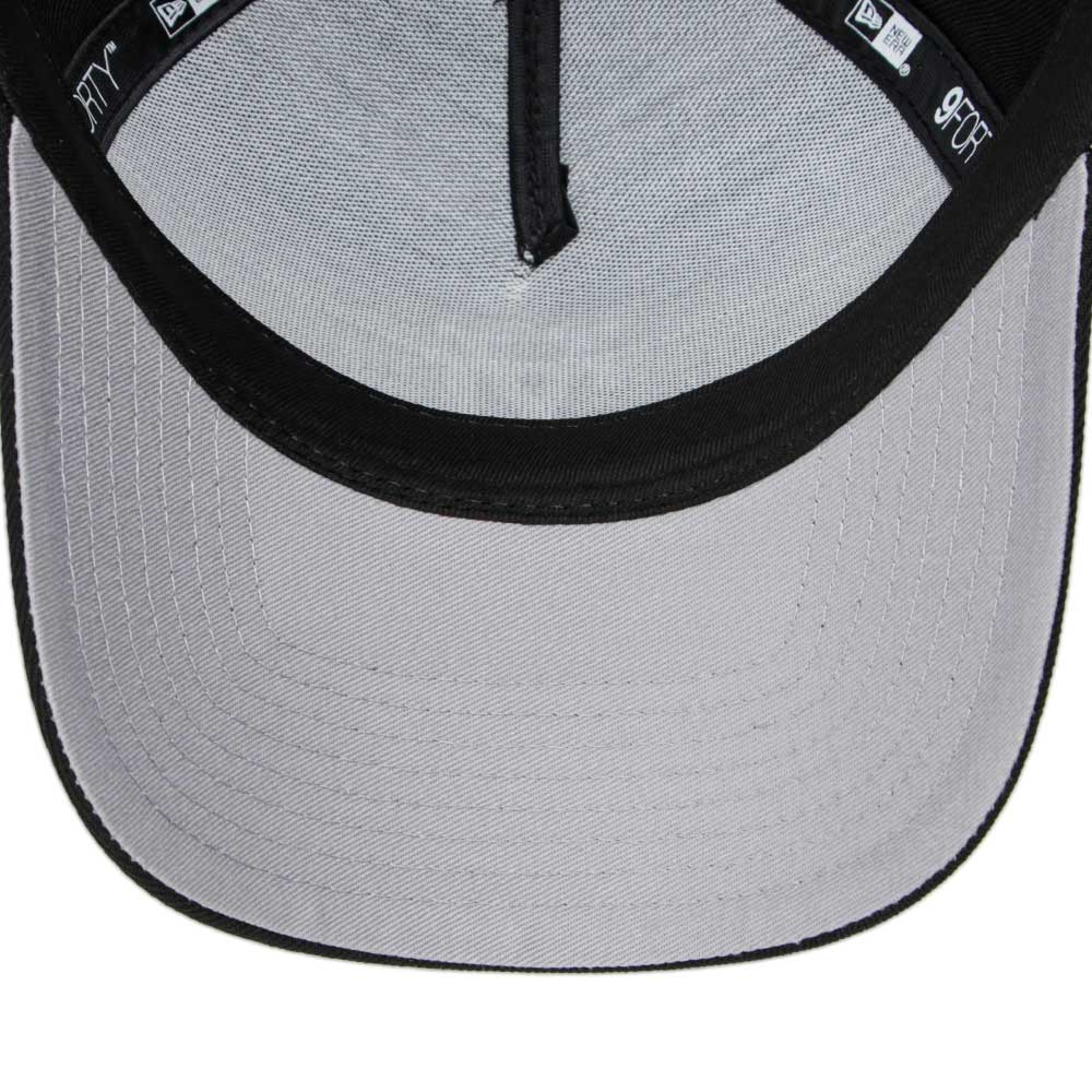 los angeles dodgers mlb upside down black 9forty snapback cap detail and color