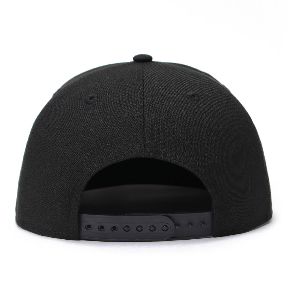 los angeles dodgers upside down black 9fifty snapback cap detail and color