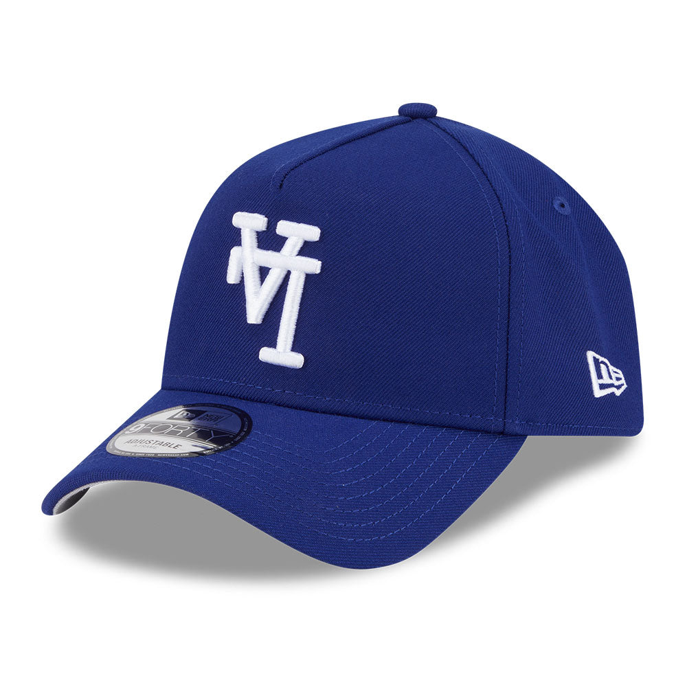 los angeles dodgers upside down asg dark royal 9forty a frame adjustable cap side