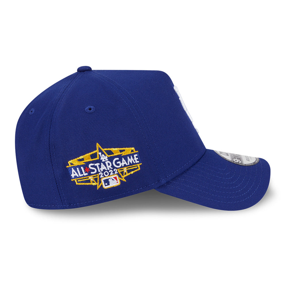 los angeles dodgers upside down asg dark royal 9forty a frame adjustable cap back angle