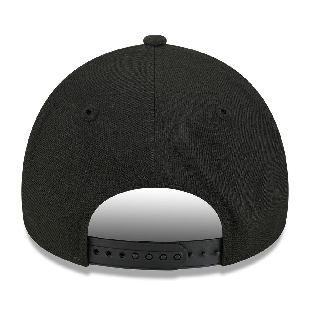 los angeles dodgers upside down 60th anniversary black 9forty a frame adjustable cap detail and color