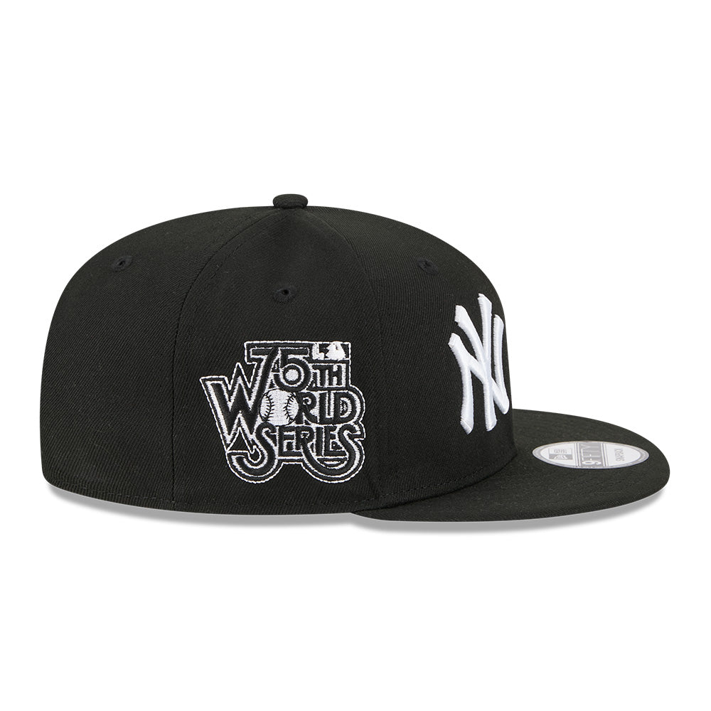 new era new york yankees los angeles dodgers two team black 9fifty snapback cap angle