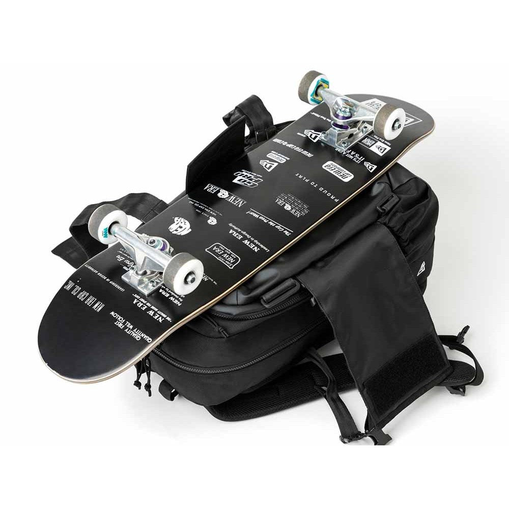 Box Logo Black Skateboard Urban Pack Backpack Bag