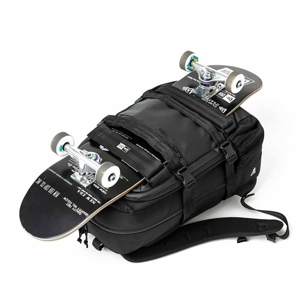 Box Logo Black Skateboard Urban Pack Backpack Bag