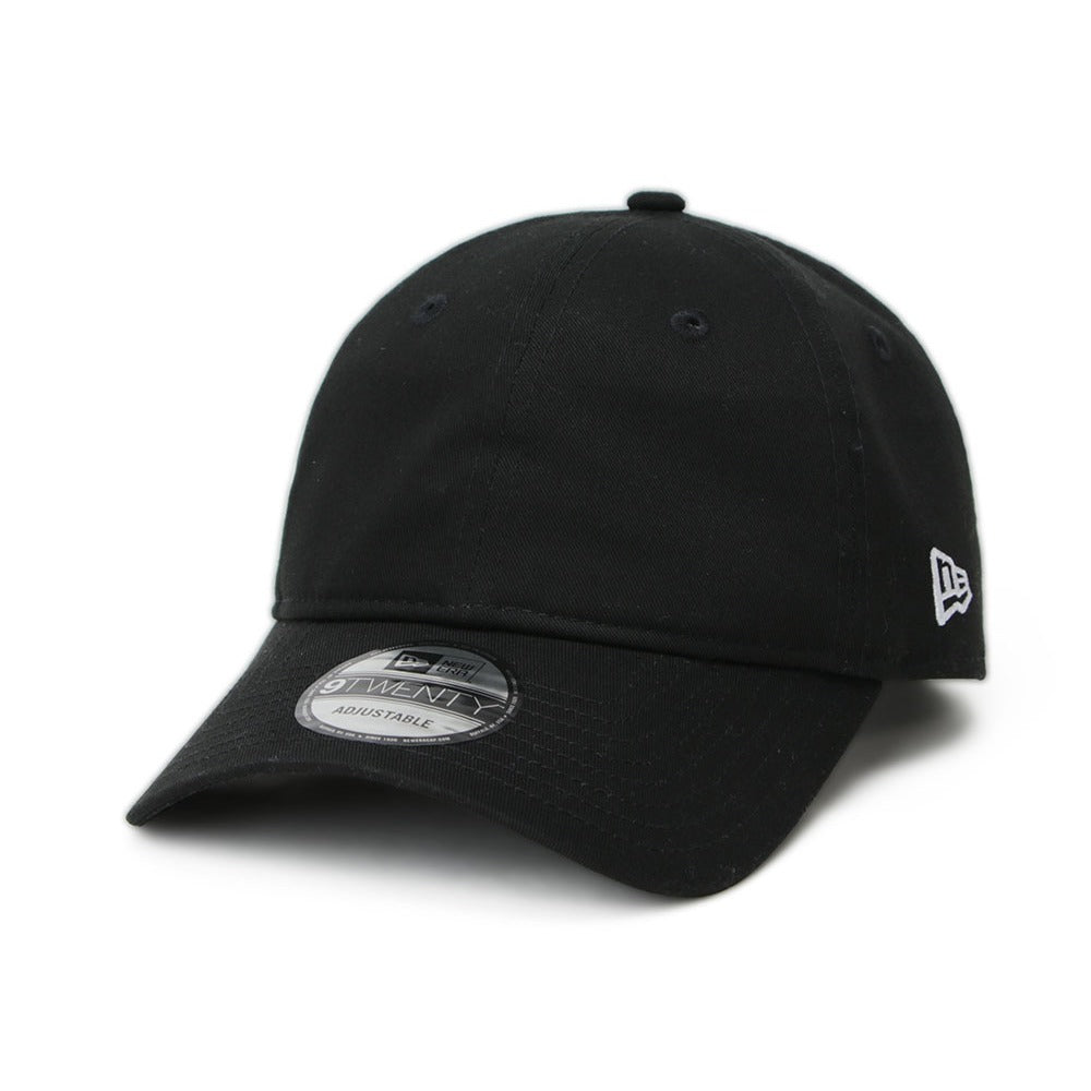 plain black 9twenty adjustable cap essential side