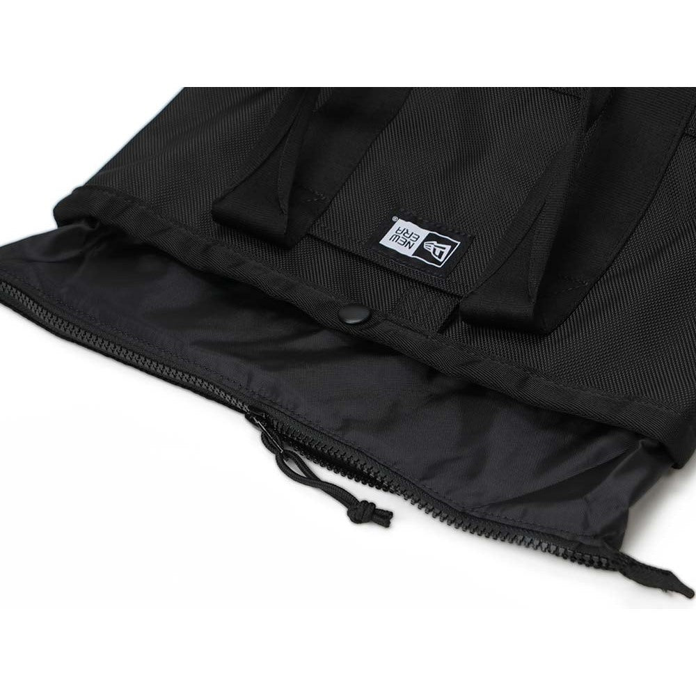 box logo 1680d black mini tote bag