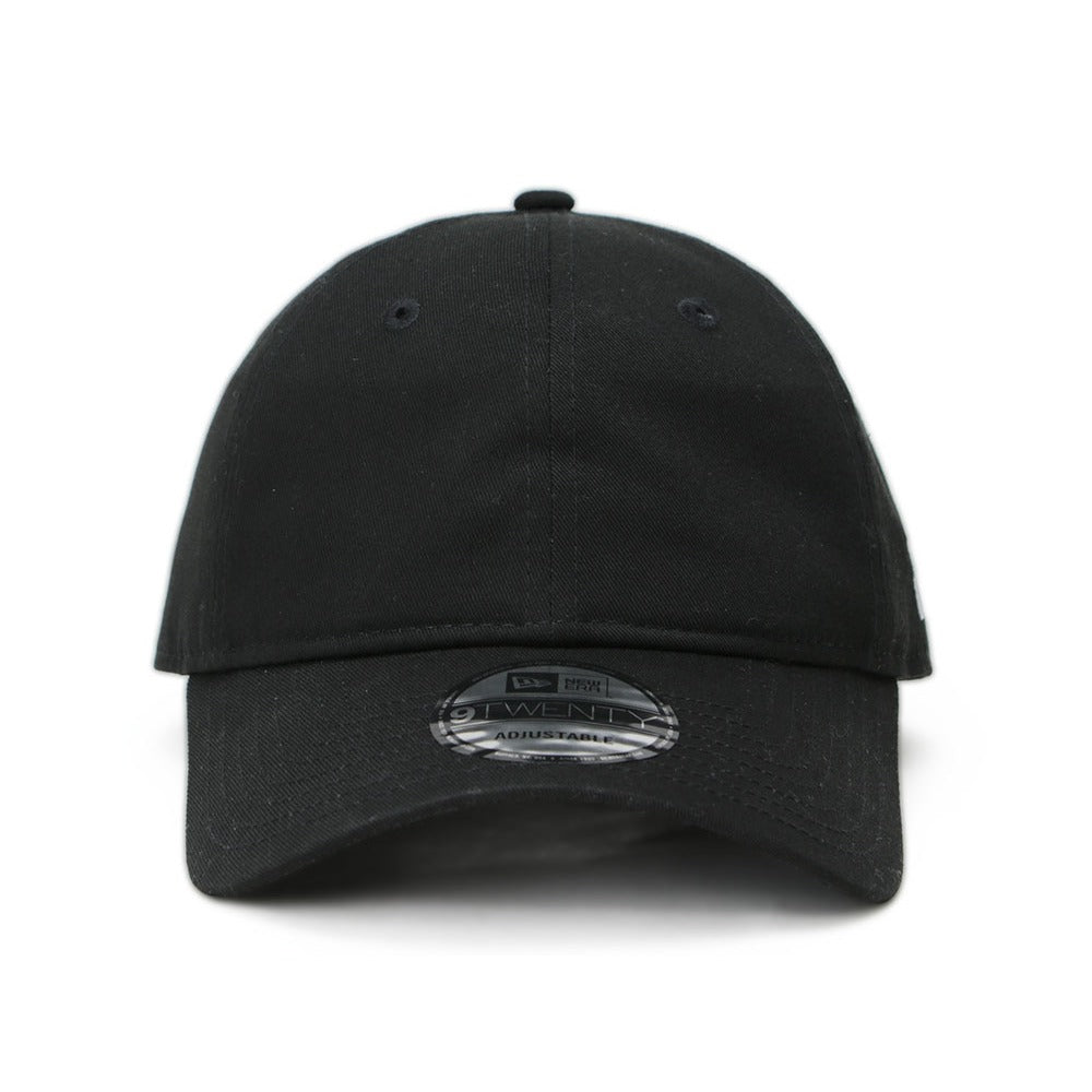 plain black 9twenty adjustable cap essential opposite