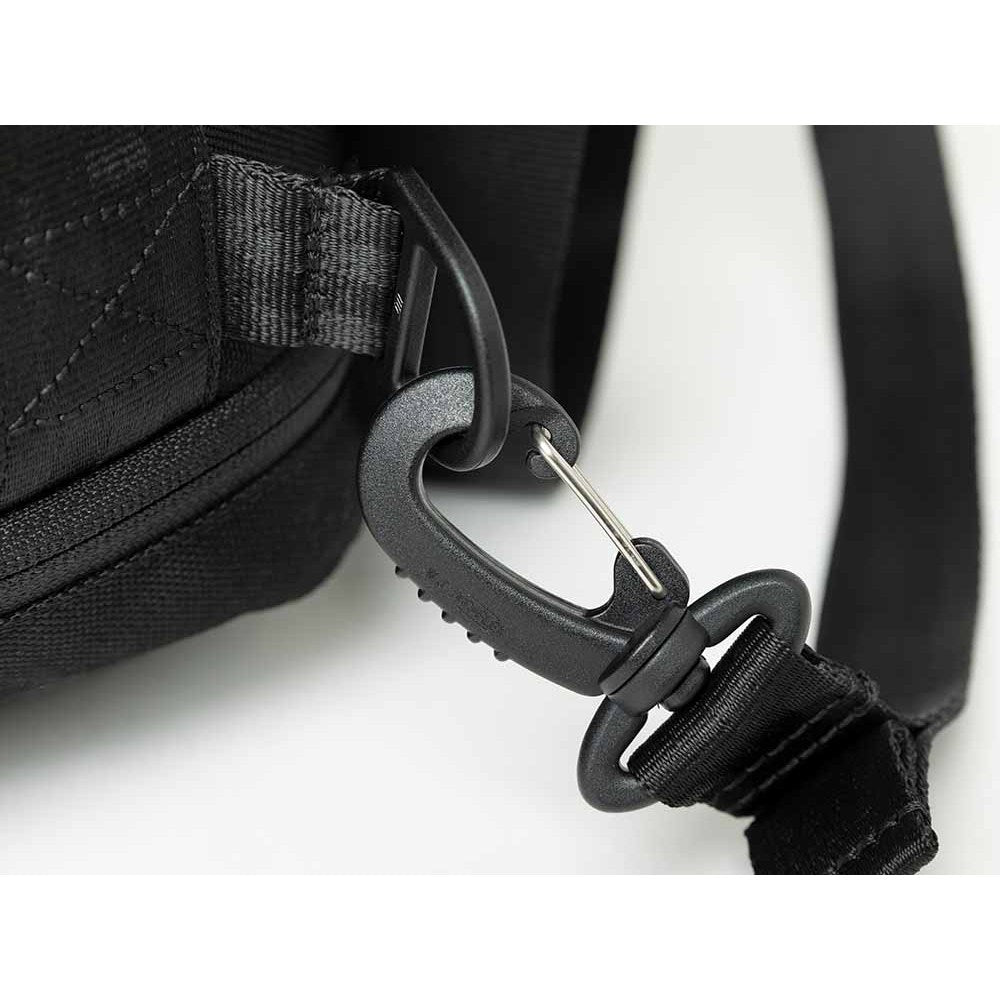 box logo black two way club duffle backpack bag