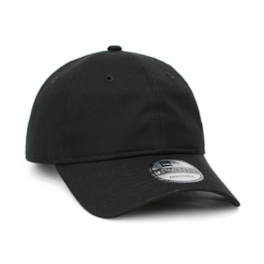 plain black 9twenty adjustable cap essential logo and print