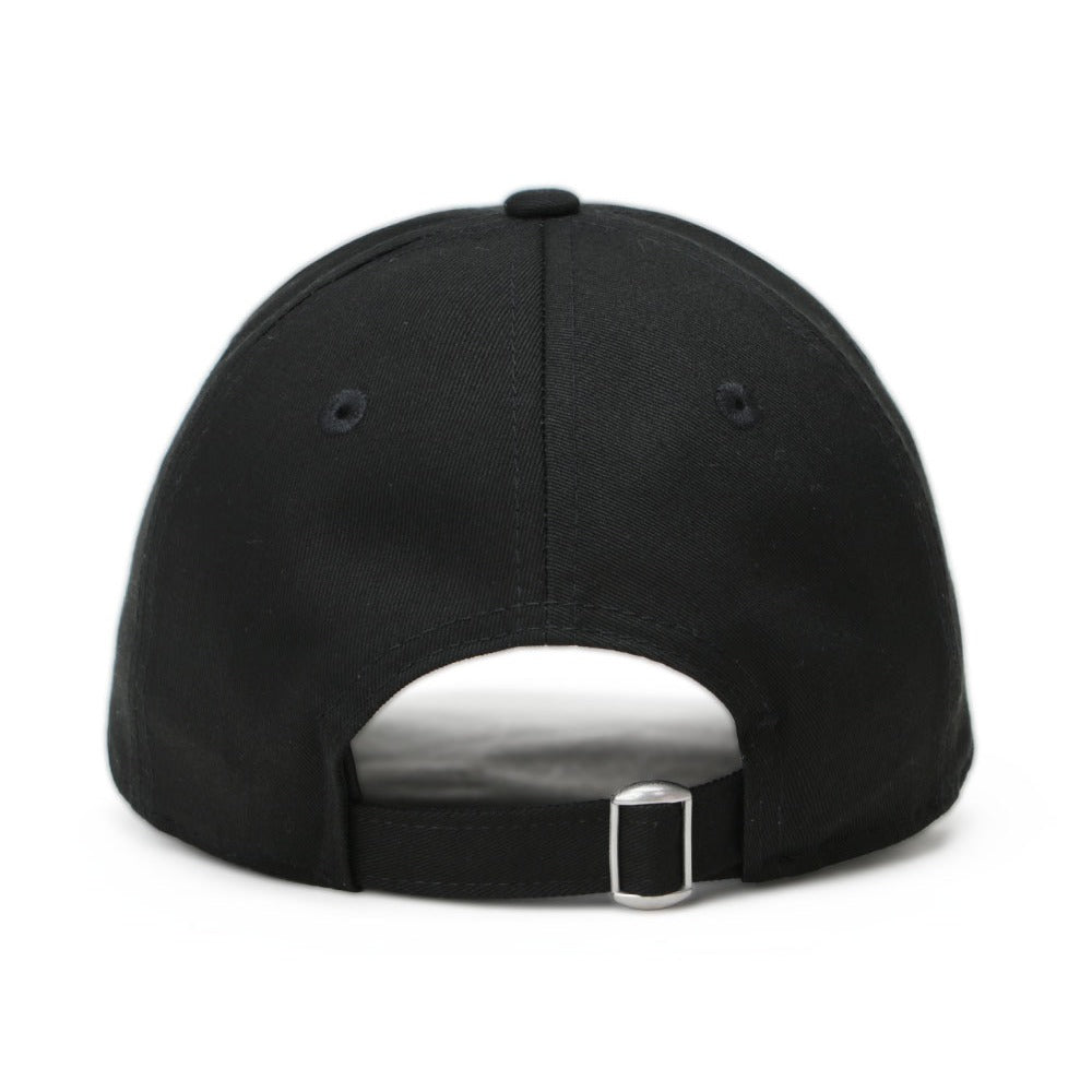 plain black 9twenty adjustable cap essential back angle