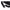 logo 7l black square waist bag
